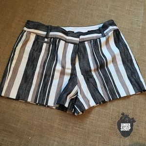 Ann Taylor Loft Striped Woven Shorts